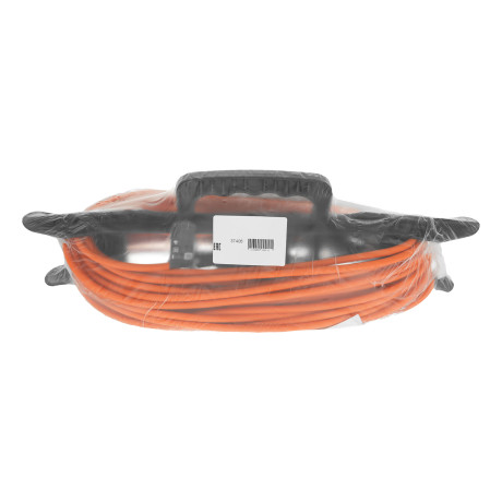 Удлинитель-шнур силовой Garden Series, ПВС, 20м, 1 розетка 3 x 1 мм, Denzel