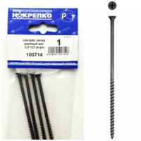 Саморез оксид по дереву крупный шаг 5,0*127 (4 шт BL) НАКРЕПКО 100714