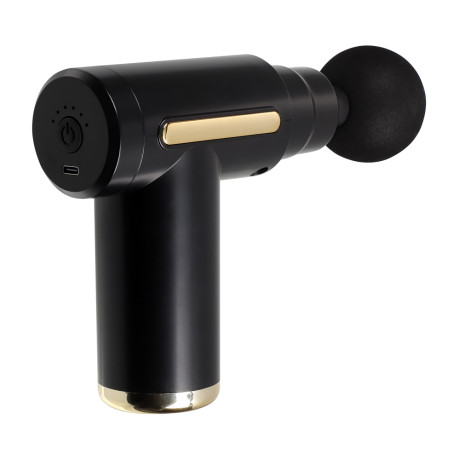 LEBEN Массажёр перкуссионный, 6 режимов, 1200мАч, чёрный