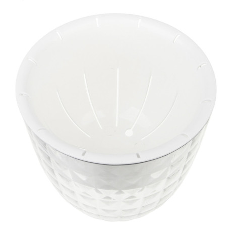 INBLOOM Кашпо 11х11см Кристалл, PET+PP