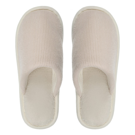 Обувь домашняя, размер 38-39, цвет молочный, #12