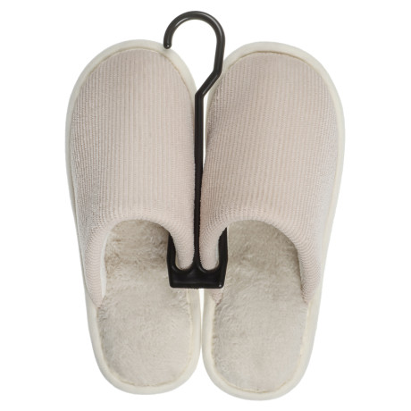 Обувь домашняя, размер 38-39, цвет молочный, #12