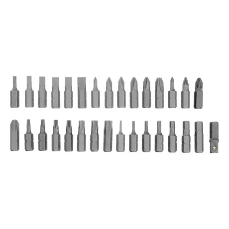 Отвертка ревер. + биты, 41 пред., PH+PZ+SL+H+T, CrV, 2к рукоятка Сибртех