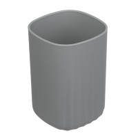 Стакан для ванной комнаты тм VETTA Сидней, пластик, PP, серый, 7x10,3см