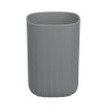 Стакан для ванной комнаты тм VETTA Сидней, пластик, PP, серый, 7x10,3см