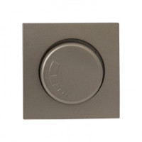 EKF Валенсия лиц. панель светорегулятора 600W 220В кашемир Al/Cu (корпус PC) ESD06-L-101-40