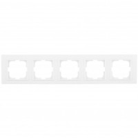 OVIVO Рамка СУ 5 местн. MINA белый, 401-010000-250