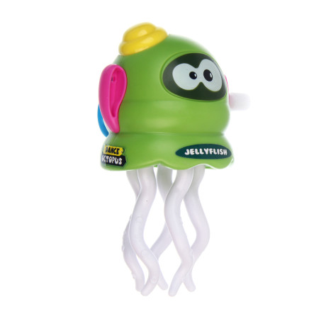 Заводная игрушка ИГРОЛЕНД "Веселая медуза", ABS, 9,5x5x5см