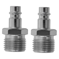 Ниппель универсальный быстросъемный ("папа") внешняя резьба 1/2, 2 шт, Stels