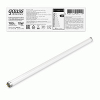 Gauss Elementary лампа T8 Glass 600mm G13 10W(780lm) 4000K 4K матовая/стекло 93020