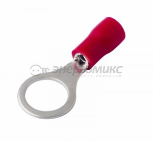 REXANT наконечник кольцевой изол. НКИ 0,5-1,5мм2, d8,4мм Красный (уп.100шт, цена за шт) 08-0016