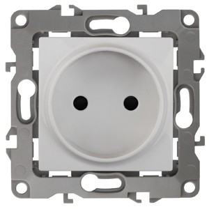 ЭРА 12 мех. роз. СУ 1 мест. 16А без м.лапок Белый, автоклеммы 12-2005-01 3468