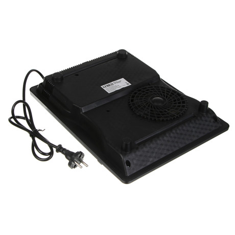 Плитка индукционная тм LEBEN одноконфорочная 1500Вт, LED дисплей, защита от перегрева, чёрная