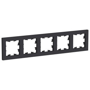 Systeme Electric AtlasDesign рамка СУ 5 мест. карбон ATN001005 (5!)