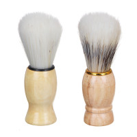 Помазок для бритья тм ЮНИLOOK, пластиковая основа, искусств.ворс 80%, свиной ворс 20%, 9,5x3см, 2 ди