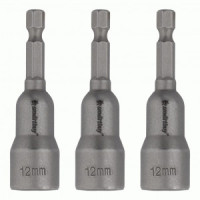 Smartbuy Набор головок для шестигр. саморезов 3шт, 12мм, шестигр.хвостовик 1/4&quot; SBT-SSE-1214
