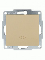 Lezard VESNA мех. выкл. СУ 1 кл. (перекл.) перекрест. (корп. ABS) золото 742-3688-107