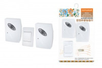 TDM ЗББ-Н-21/1-32М звонок беспроводной 2хAA, 80м, 32 мелодии, 2 звонка народный SQ1901-0104