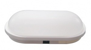 LEEK св-к св/д влагозащ ОВАЛ 15W(1200lm) 2-4-6K (в уп) 115x215x62 пласт БАНЯ/САУНА 100° ЖКХ  IP65