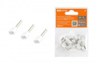 TDM наконечник-гильза втулочный изолир. НШВИ(2) 0,75-10 Белый (уп.20шт, цена за уп) SQ0568-0048