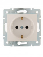 Lezard KARINA мех. роз. СУ 1 мест. 16А шторки, ПБТ жемчужно-бел. перламутр (корп. ABS) 707-3088-124B