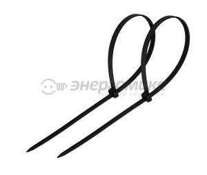 Rexant хомут нейлоновый черный 4,8х300 (уп. 100шт., цена за уп.), 07-1303