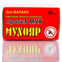 А/муха ЖИДКОСТЬ от мух для фумигатора 30мл МУХОЯР х42