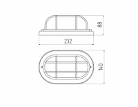 ЭРА св-к баня 130° овал Кантри(клен) дерево/стекло решет E27 60W 232х140х88 IP54  НБО 04-60-022 2843