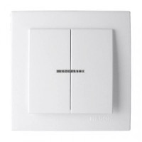 Nilson TOURAN  выкл. СУ 2 кл. (инд.) бел. 24111004