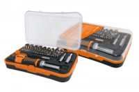 TDM Алмаз набор отв, 2 шт. реверсивная, тонкая, в комплекте: биты, головки №4, 65 предм. SQ1019-0204