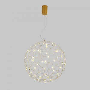 Bogate's св-к св/д подвесной 30W 2403lm 3000K 800х800х2400 мет. медь/медный Alioth 452/1 a065008