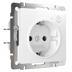 Werkel мех. роз. СУ 1 мест. 16A земля шторки Умный дом белый W1171601 a056417