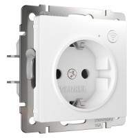 Werkel мех. роз. СУ 1 мест. 16A земля шторки Умный дом белый W1171601 a056417