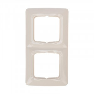 KRANZ DEA Рамка 2 мест. (горизонт.) Беж KR-78-0256