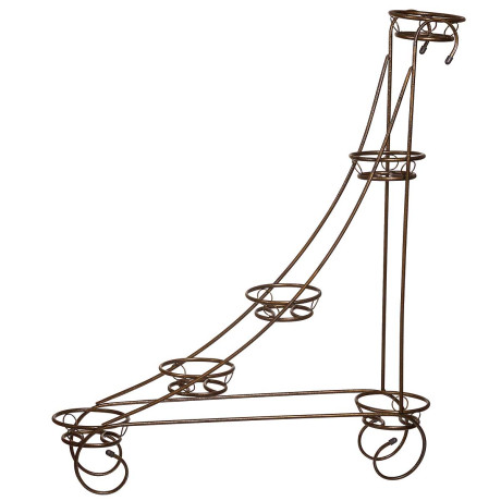 Подставка д/цветов "Изгиб 6" d=130мм Бронза г.Тверь