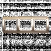 Smartbuy Марс Рамка 3-местная горизонтальная шампань  (SBE-02c-00-FR-3)