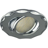 Ecola DH07 MR16 GU5.3 св-к поворот.Звезда хром 25x88 FE1602EFS (10!)