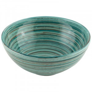 Салатник средний, 1,0л, 18*7,5см (кратность 12!!!) керамика 6779