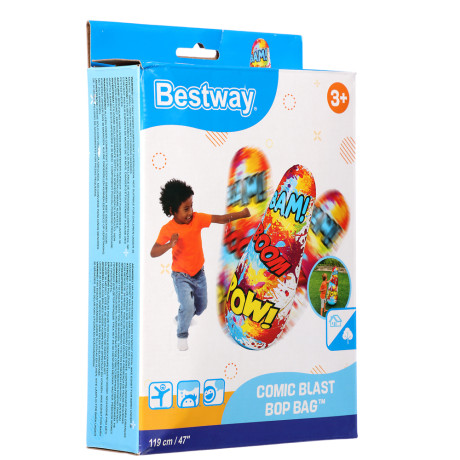 BESTWAY Надувная неваляшка COMIC BLAST BOP BAG, 119см, 52630