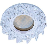 Ecola DL1661 MR16 GU5.3 св-к  Стекло Круг со стразами зеркало/Хром 42x95 FE16RNECB (10!)