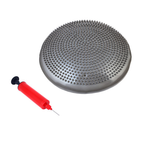 SILAPRO Подушка массажная балансировочная, насос в комплекте, 33х6см, 900 г, ПВХ, 2 цвета