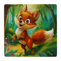 ИГРОЛЕНД Пазл деревянный для малышей, дерево, 15х15см, 6-10 дизайнов