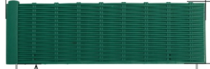 Ограждение "Лоза" (1 комплект 2,3 метра, 4 шт х 59см, высота 18см), цвет зелёный