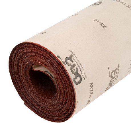 Шкурка на тканевой основе, зернистость № 25, 775 мм х 30 м, "БАЗ"