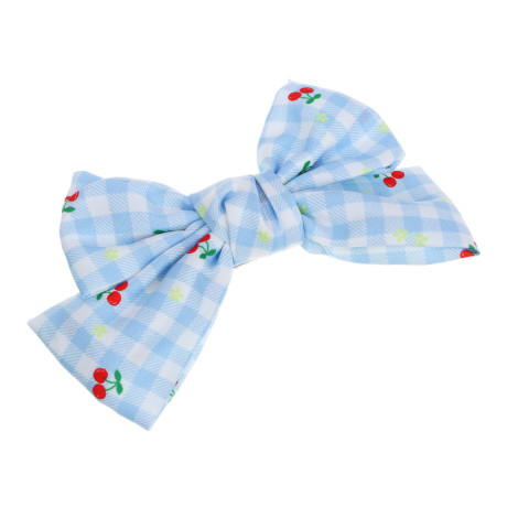 ЮНИLOOK Зажим для волос детский, полиэстер, металл, 13см, 6 цветов, арт.1