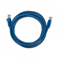 REXANT коммутац. шнур (патч-корд) U/UTP, cat5e, 3м, литой, RJ45-RJ45, LSZH, синий, 02-0104-3
