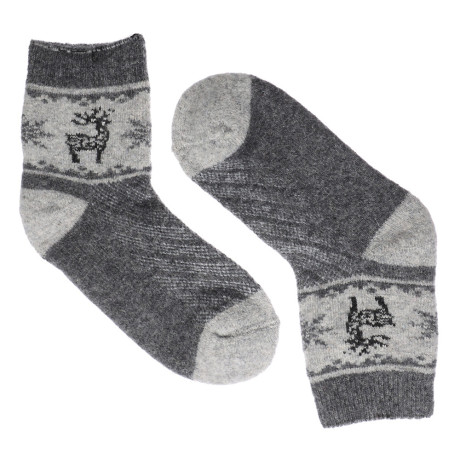 GALANTE Носки детские из монгольской шерсти, 47% овечья шерсть, 23% п/а, 25% п/э, 5% спан, р. 16-18,