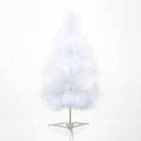 Елка HJ 60-77 60 см БЕЛАЯ С ГОЛУБАЯ 20 веток пластиковая подставка