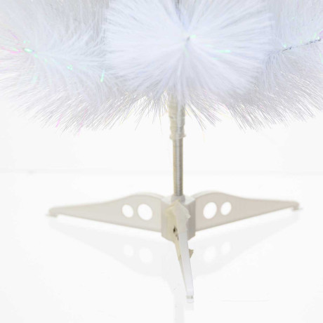 Елка HJ 60-77 60 см БЕЛАЯ С ГОЛУБАЯ 20 веток пластиковая подставка