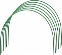 Дуги парниковые в ПВХ 2 метра (высота 80 см, ширина 60 см) комплект - 6штук